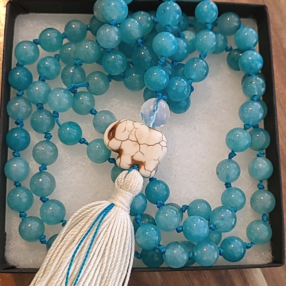 Mala Beads Aquamarine